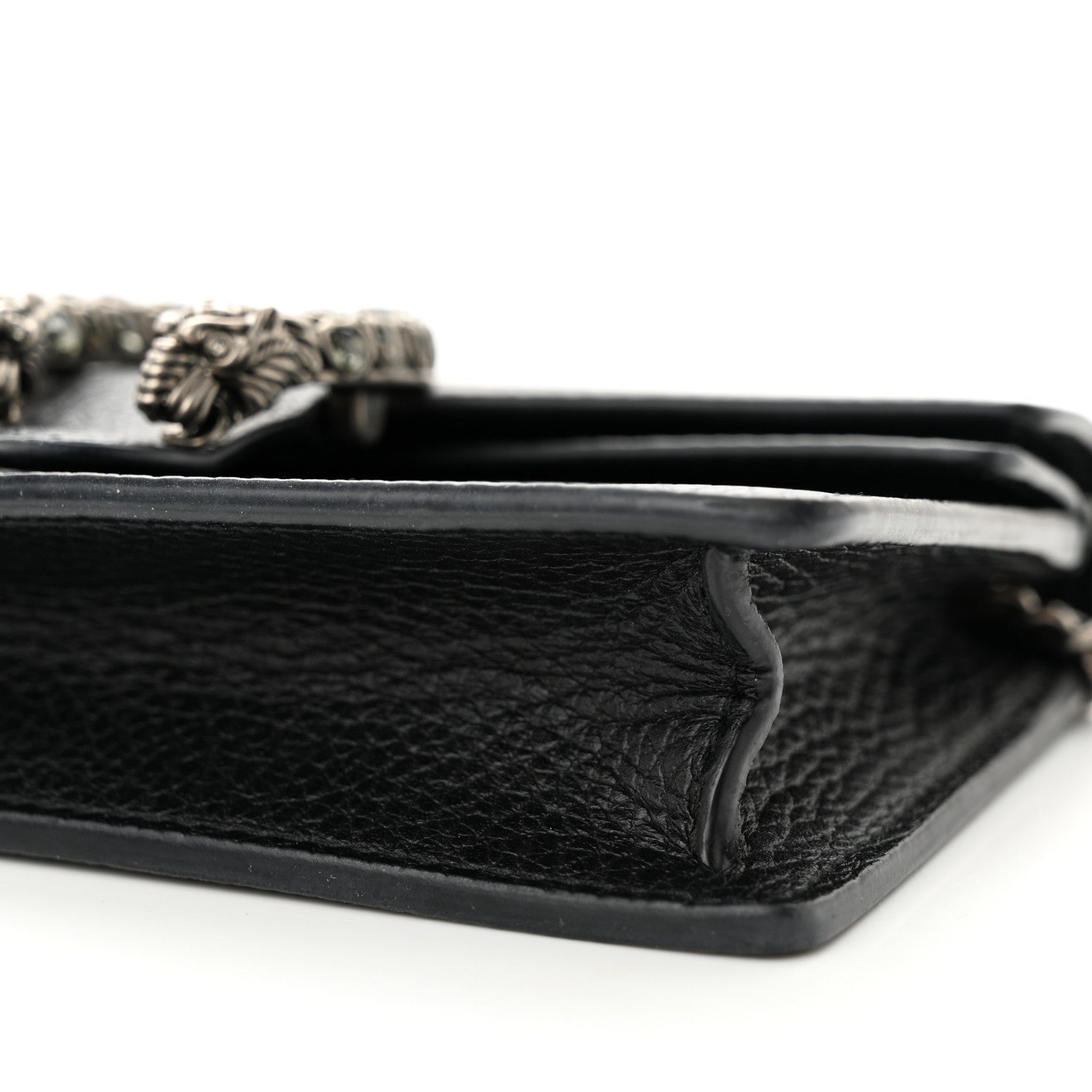 Gucci Calfskin Super Mini Dionysus Shoulder Bag Black 9 of 12