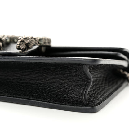 Gucci Calfskin Super Mini Dionysus Shoulder Bag Black 9 of 12