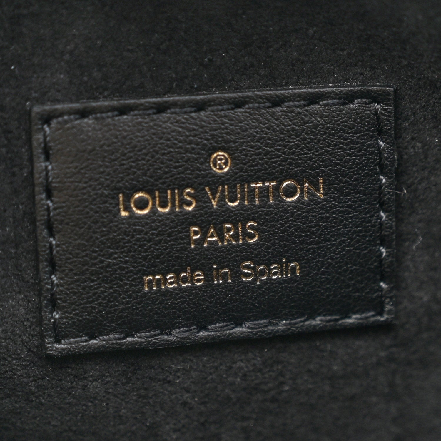 Louis Vuitton Calfskin Monogram On My Side PM Black 6 of 9