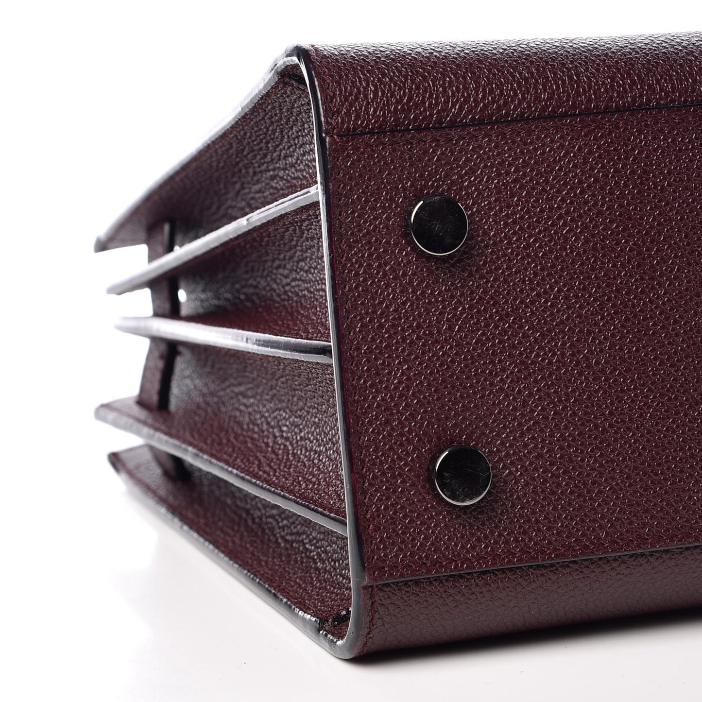 Grained Calfskin Baby Sac De Jour Amaranto
