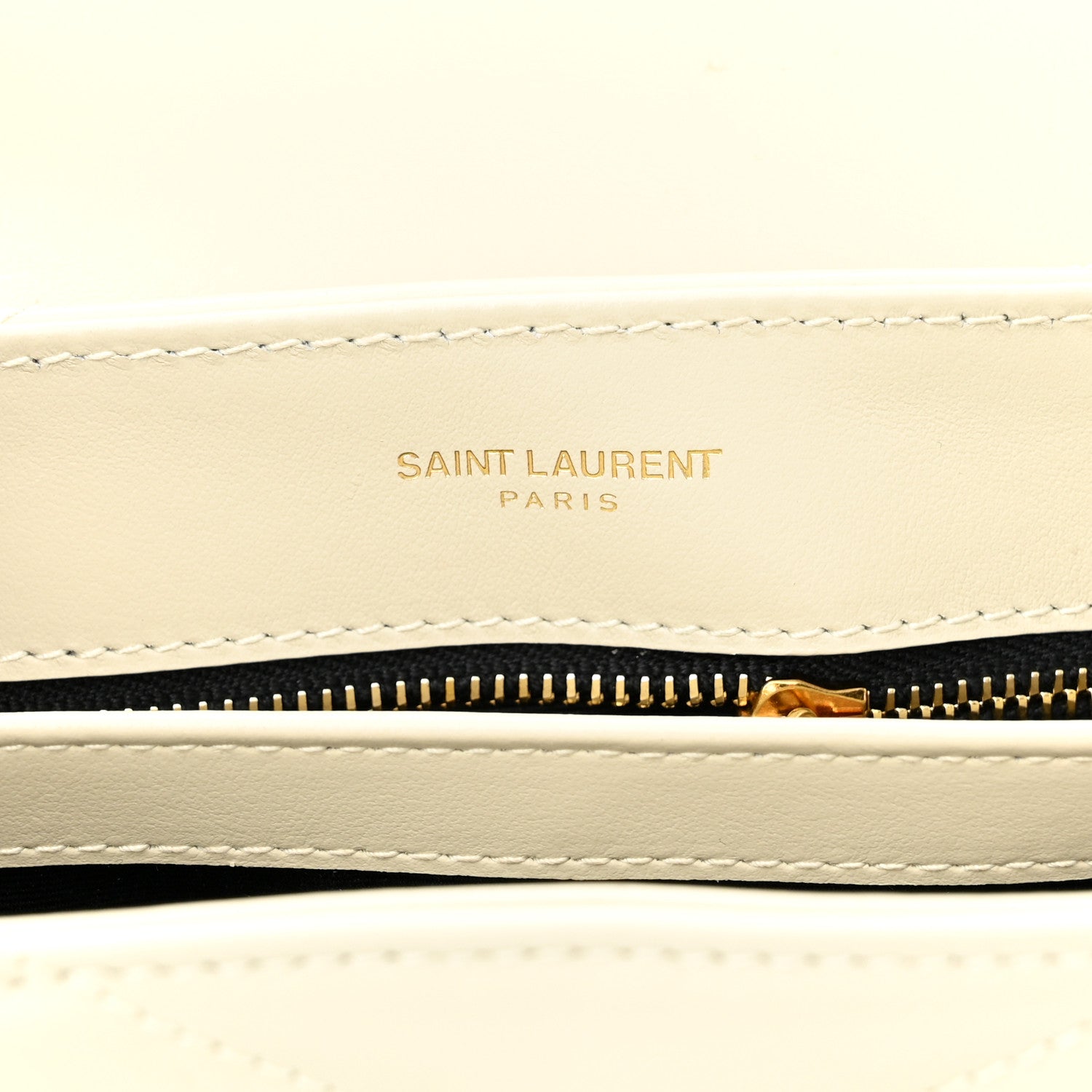 Saint Laurent Calfskin Y Quilted Monogram Toy Loulou Crossbody Bag Ivory 5 of 12