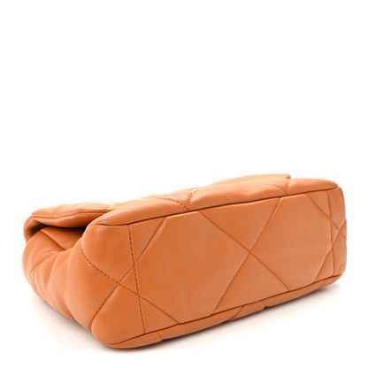 Chanel Lambskin Quilted Medium Chanel 19 Flap Light Brown 4 of 10