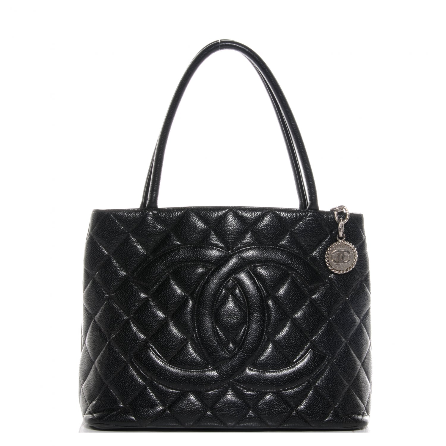 Chanel Caviar Medallion Tote Black 1 of 1