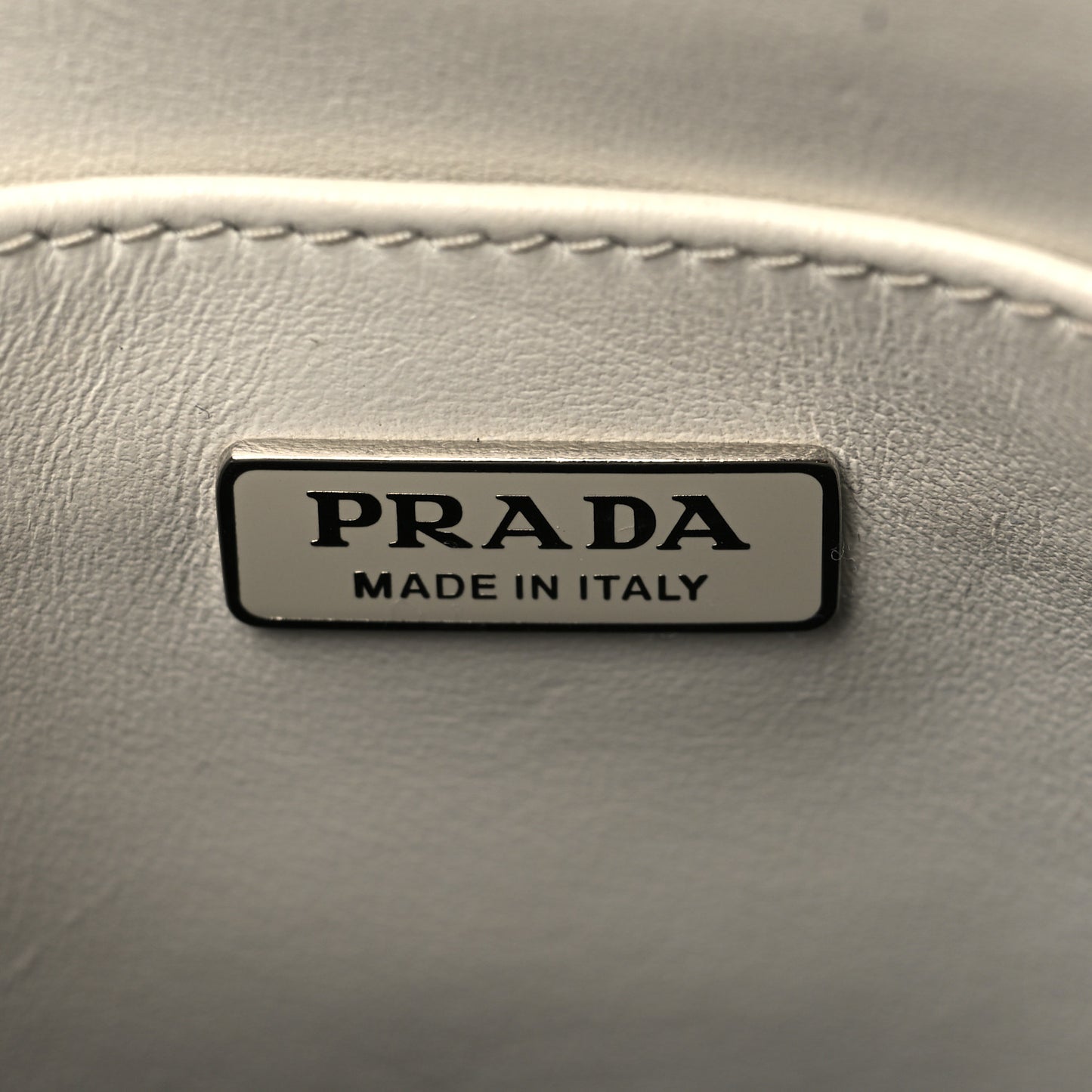Soft Calfskin Small Shoulder Bag Bianco