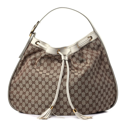 Gucci Monogram Medium Interlocking Icon Shoulder Bag White 1 of 11