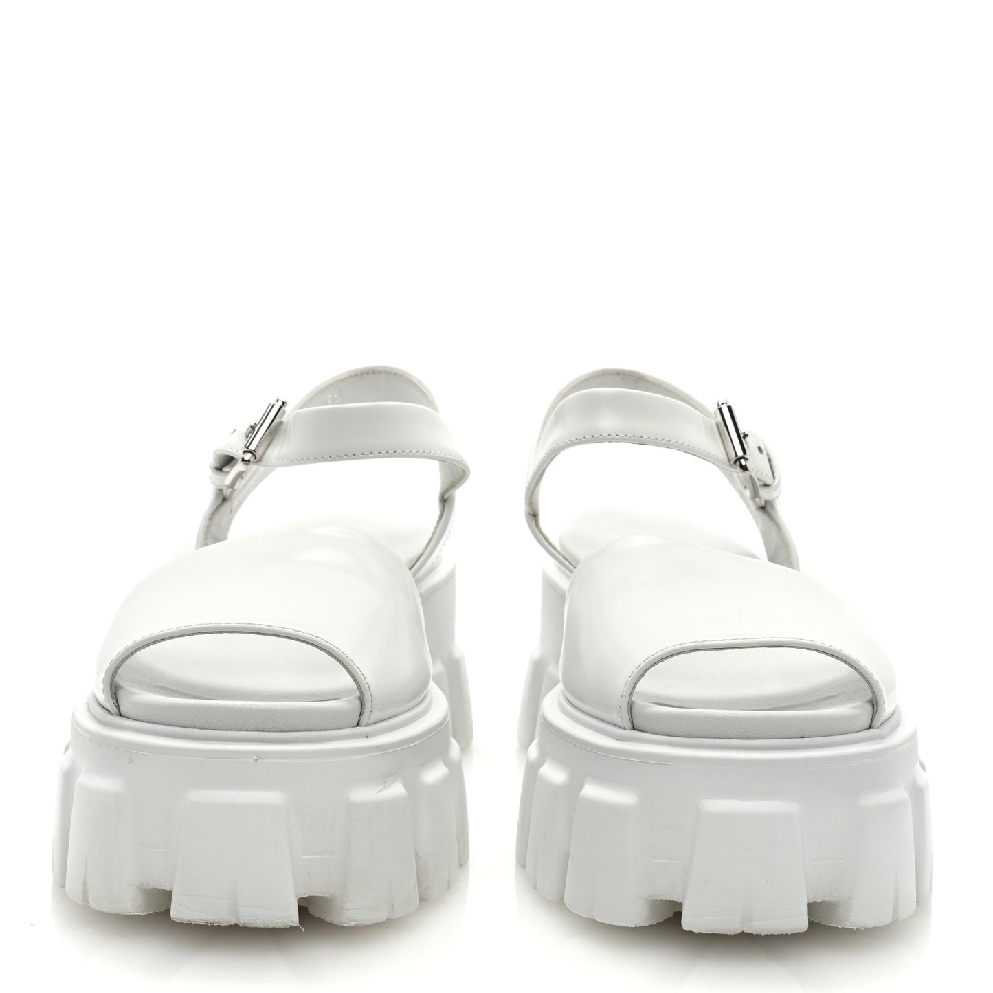 Spazzolato Monolith 55mm Sandals 35 White