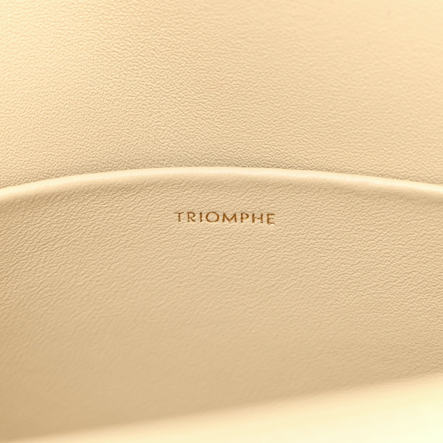 Celine Natural Calfskin Triomphe Shoulder Bag White 9 of 12