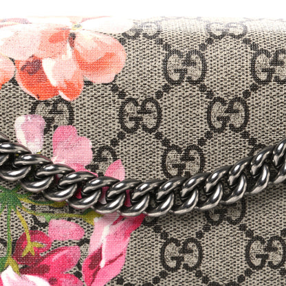 Gucci GG Supreme Monogram Blooms Medium Dionysus Shoulder Bag Beige Multicolor Dry Rose 8 of 11