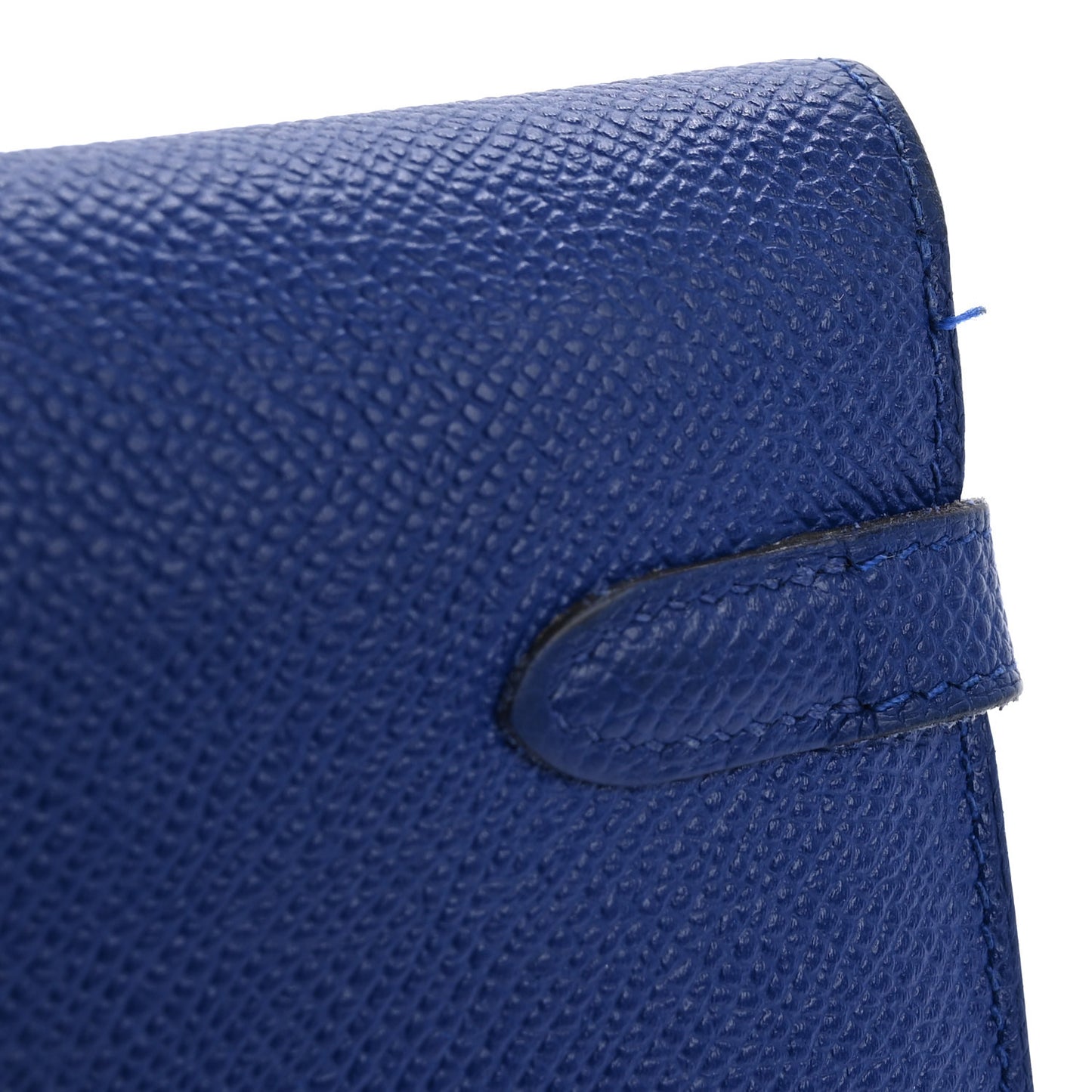 Epsom Kelly Longue Wallet Bleu Electrique