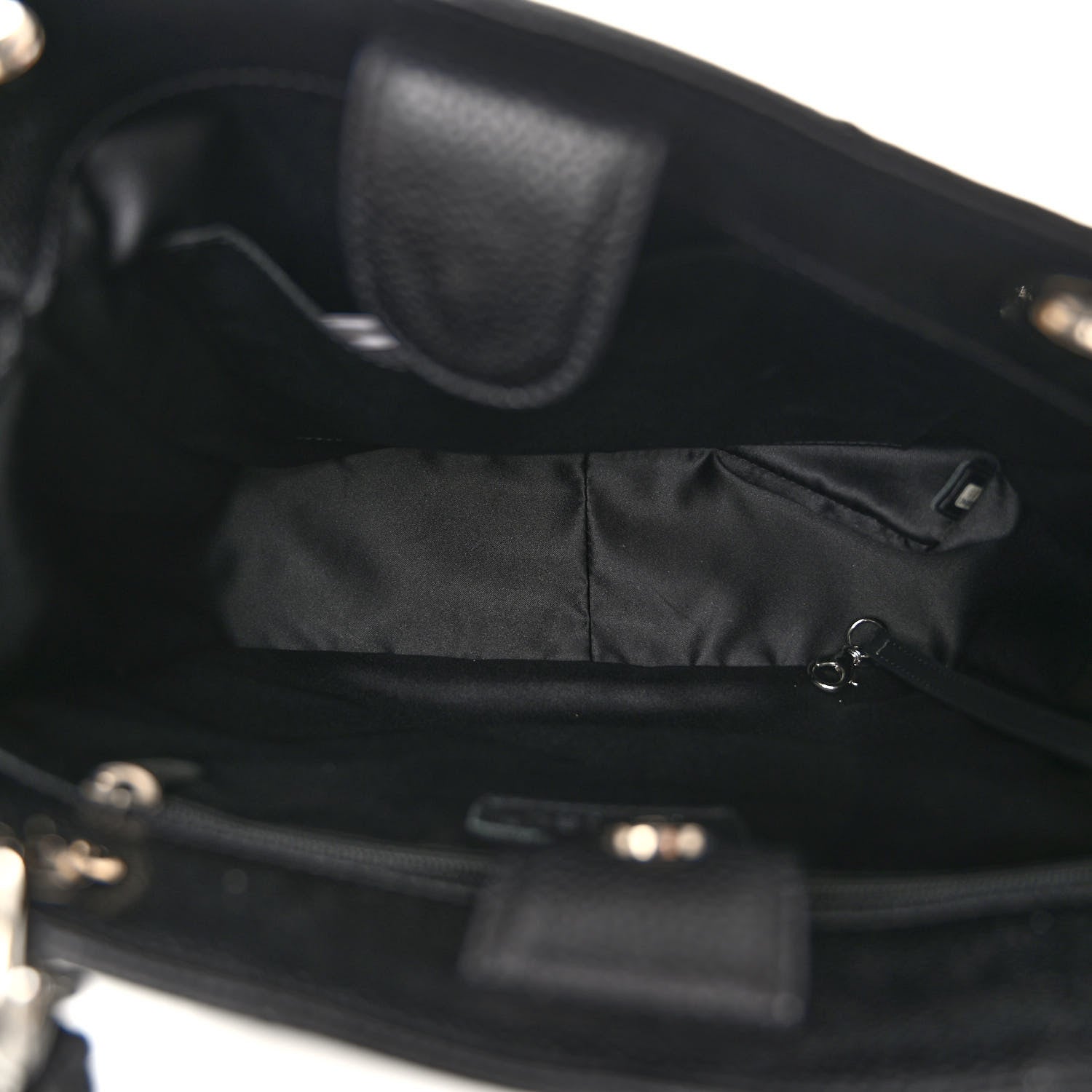 Chanel Caviar Quilted Petit Shopping Tote PST Black 5 of 10