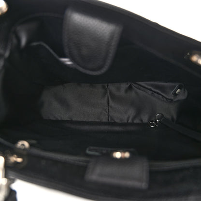 Chanel Caviar Quilted Petit Shopping Tote PST Black 5 of 10