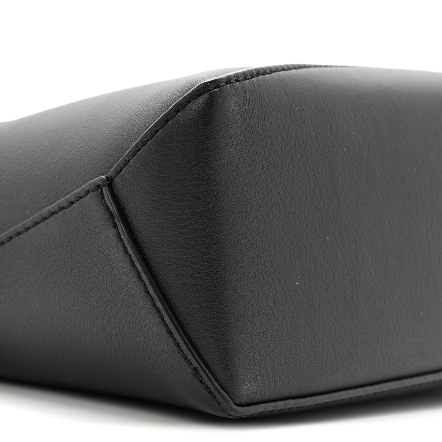 Calfskin Mini Puzzle Edge Bag Black