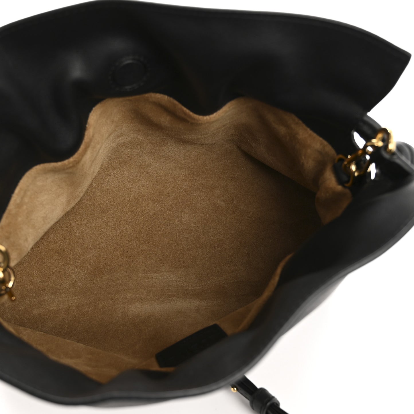 Calfskin Mini Flamenco Knot Clutch Black