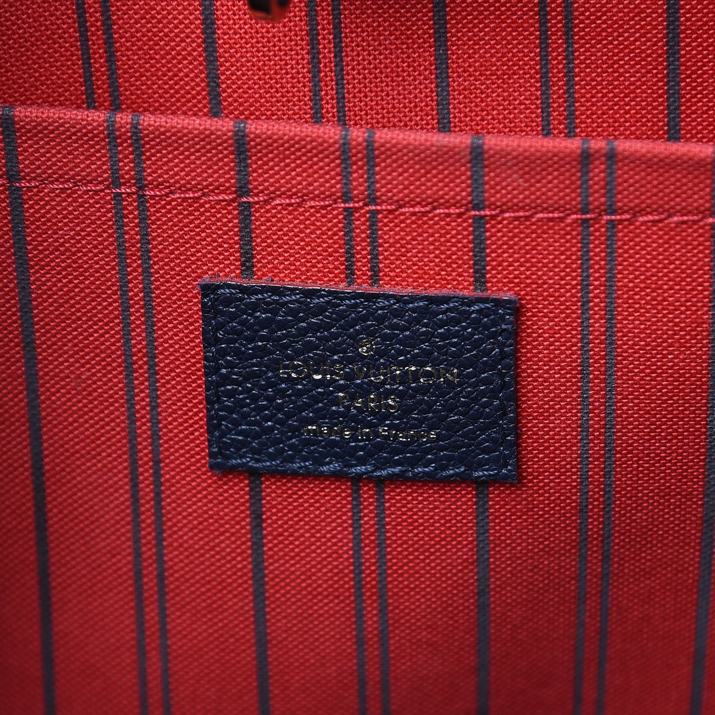 Empreinte Montaigne MM Marine Rouge