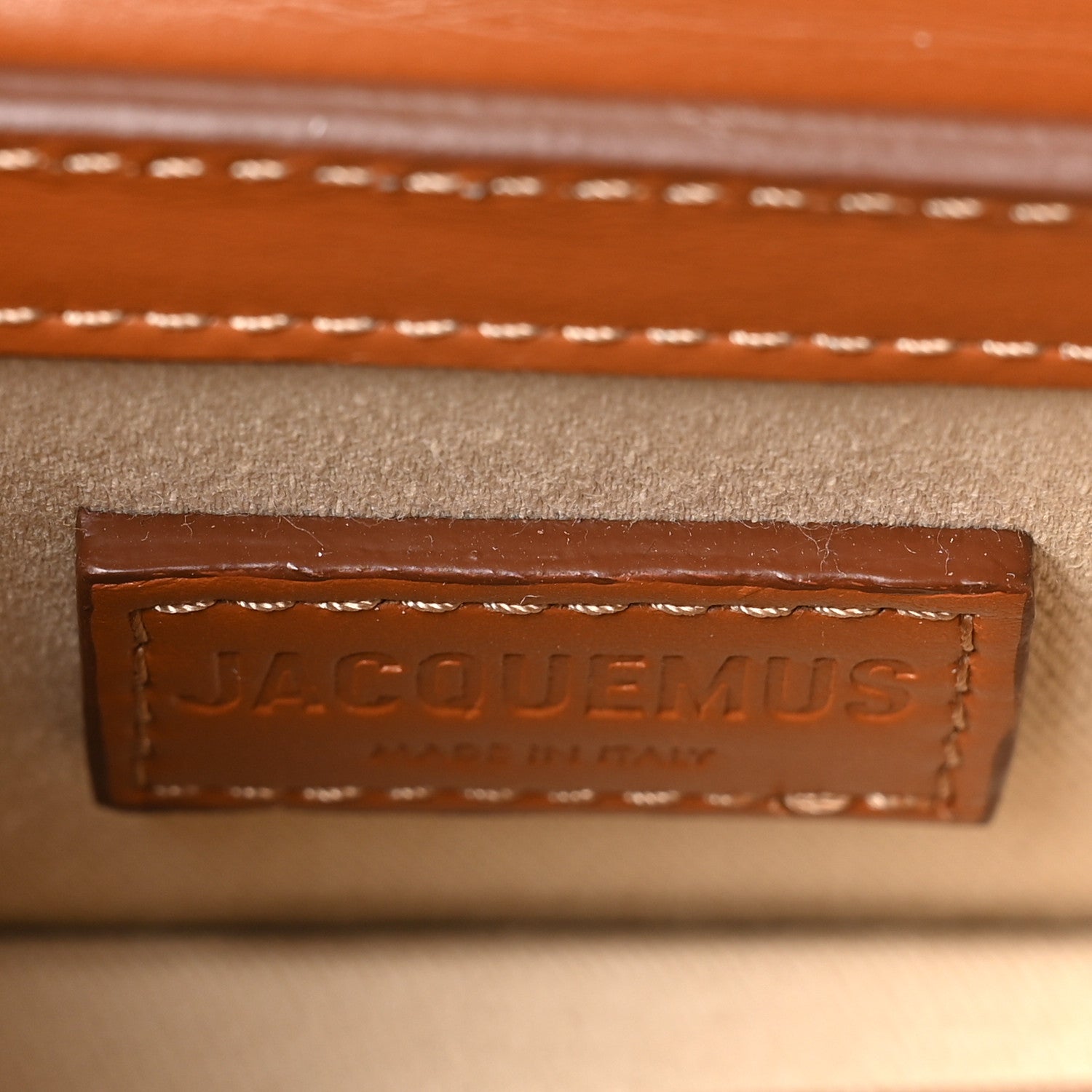 Jacquemus Smooth Calfskin Mini Le Chiquito Light Brown 5 of 8