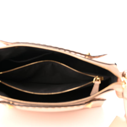 Fendi Vitello King Logo Embossed Medium By The Way Boston Bag Light Rose 5 of 10