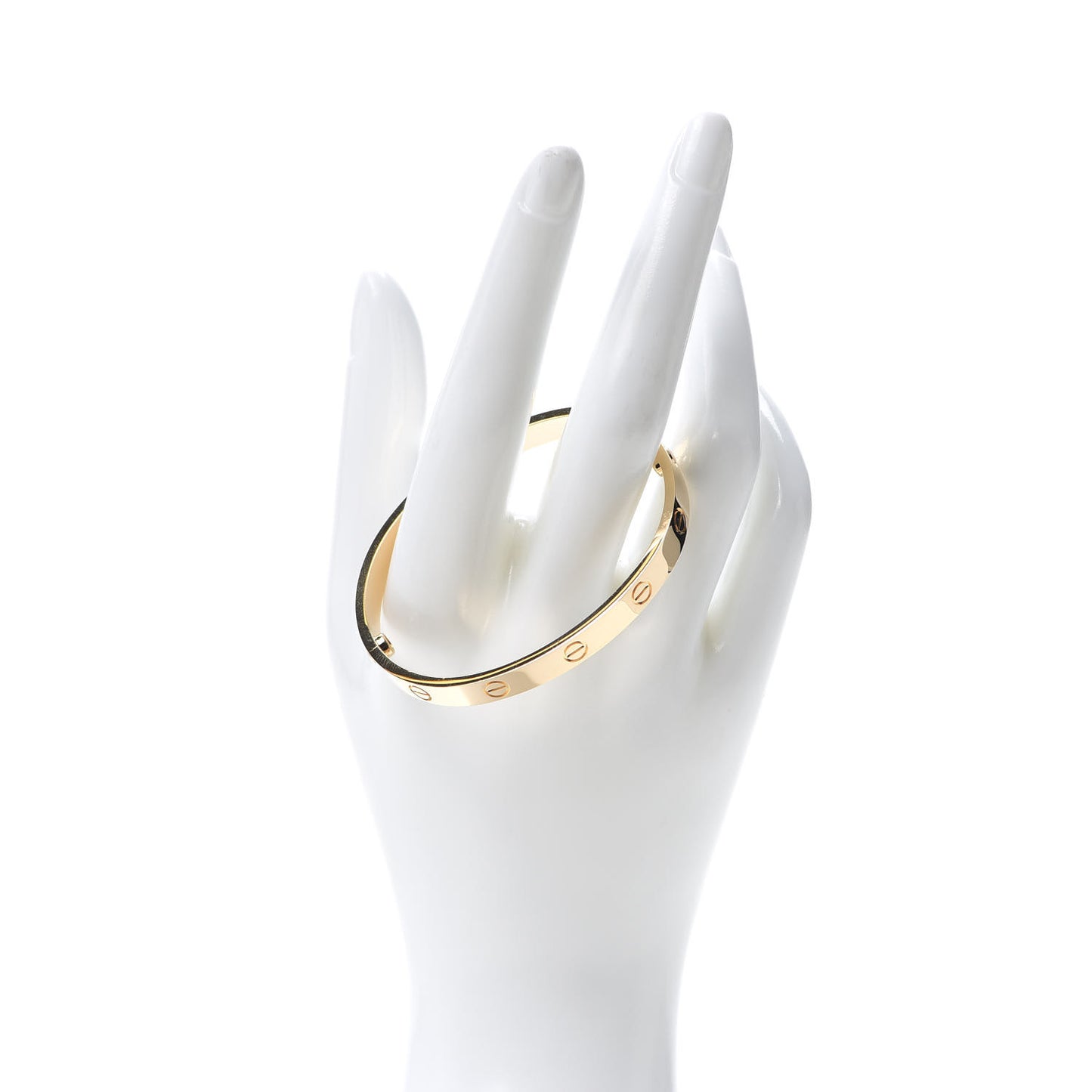 18K Yellow Gold LOVE Bracelet 17