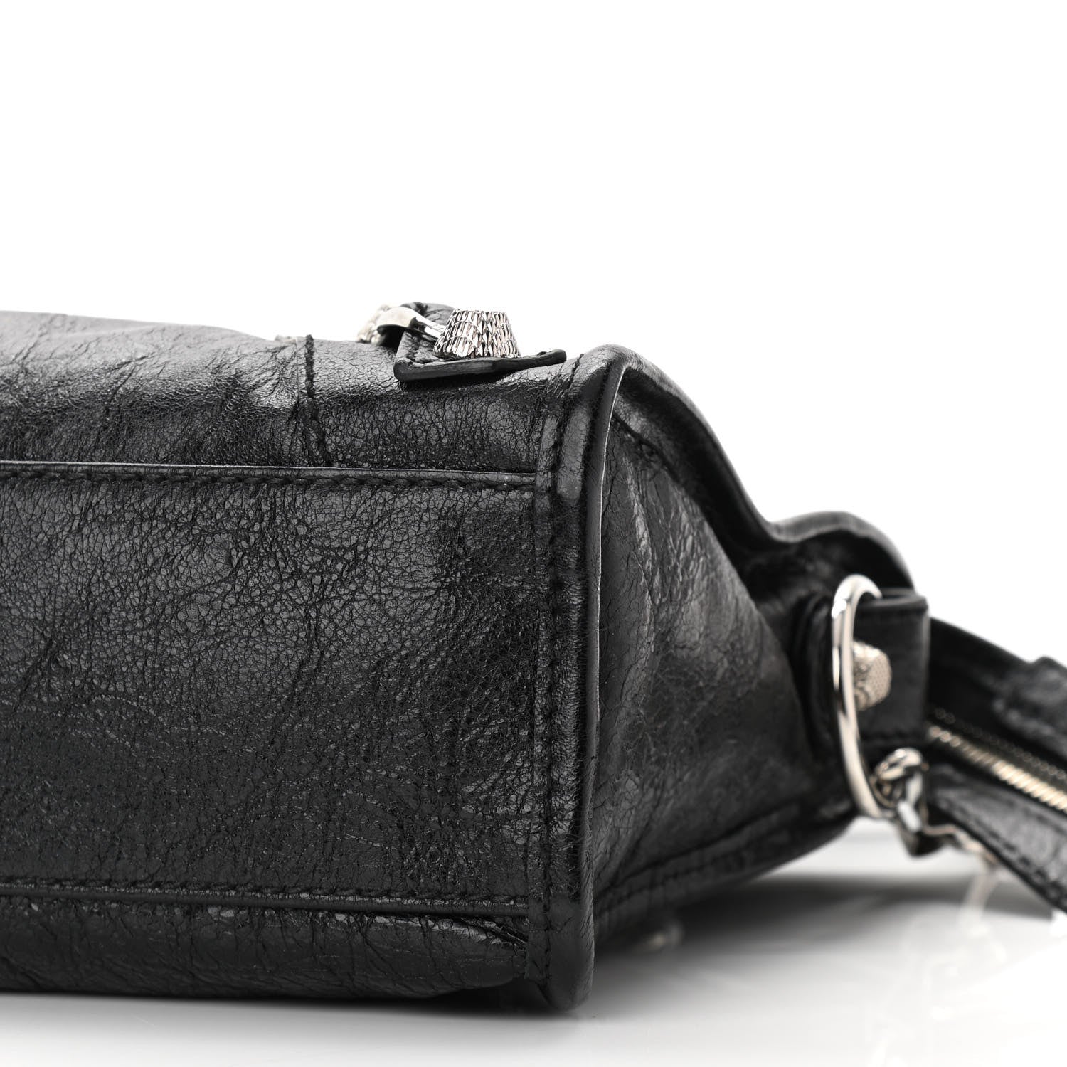 Balenciaga Agneau Giant 12 Silver Hardware Mini City Black 9 of 10