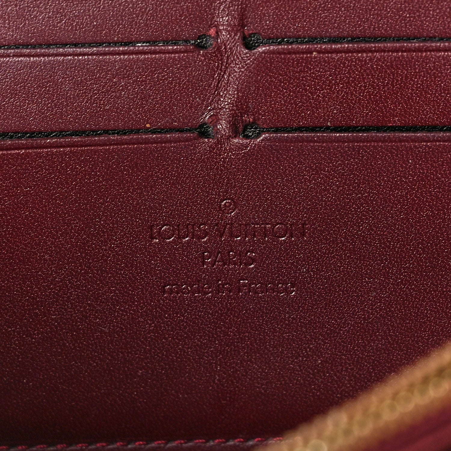 Louis Vuitton Vernis Zippy Wallet Amarante 6 of 10