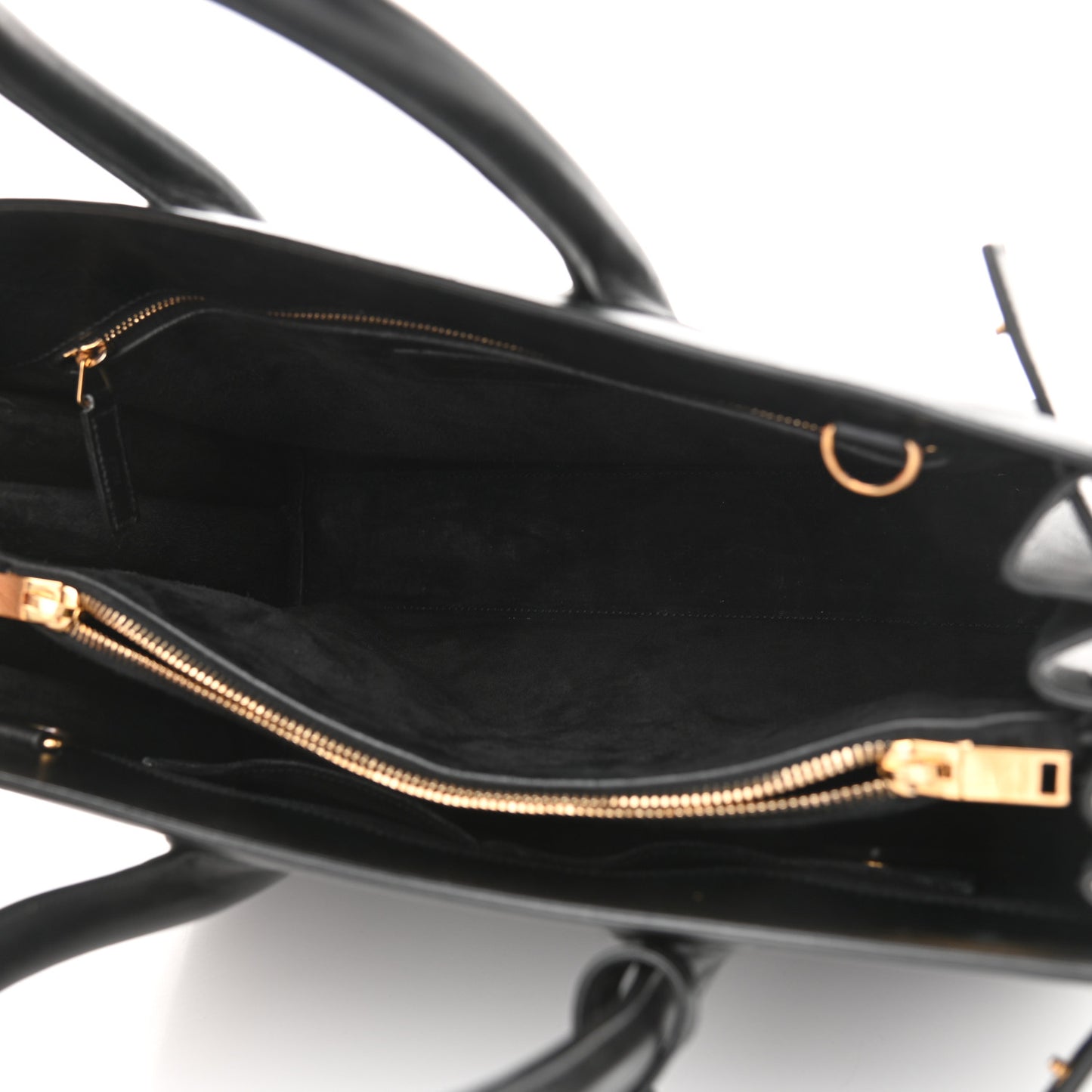 Calfskin Small Sac De Jour Black