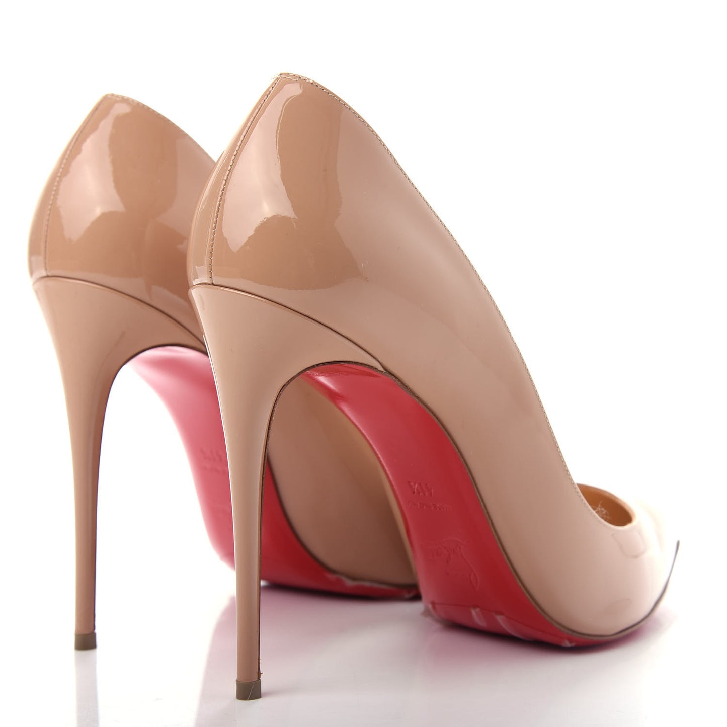 Patent Pigalle Follies 100 Pumps 41.5 Nude