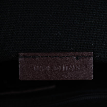 Burberry Haymarket Check Studded Tote Chocolate 7 of 11