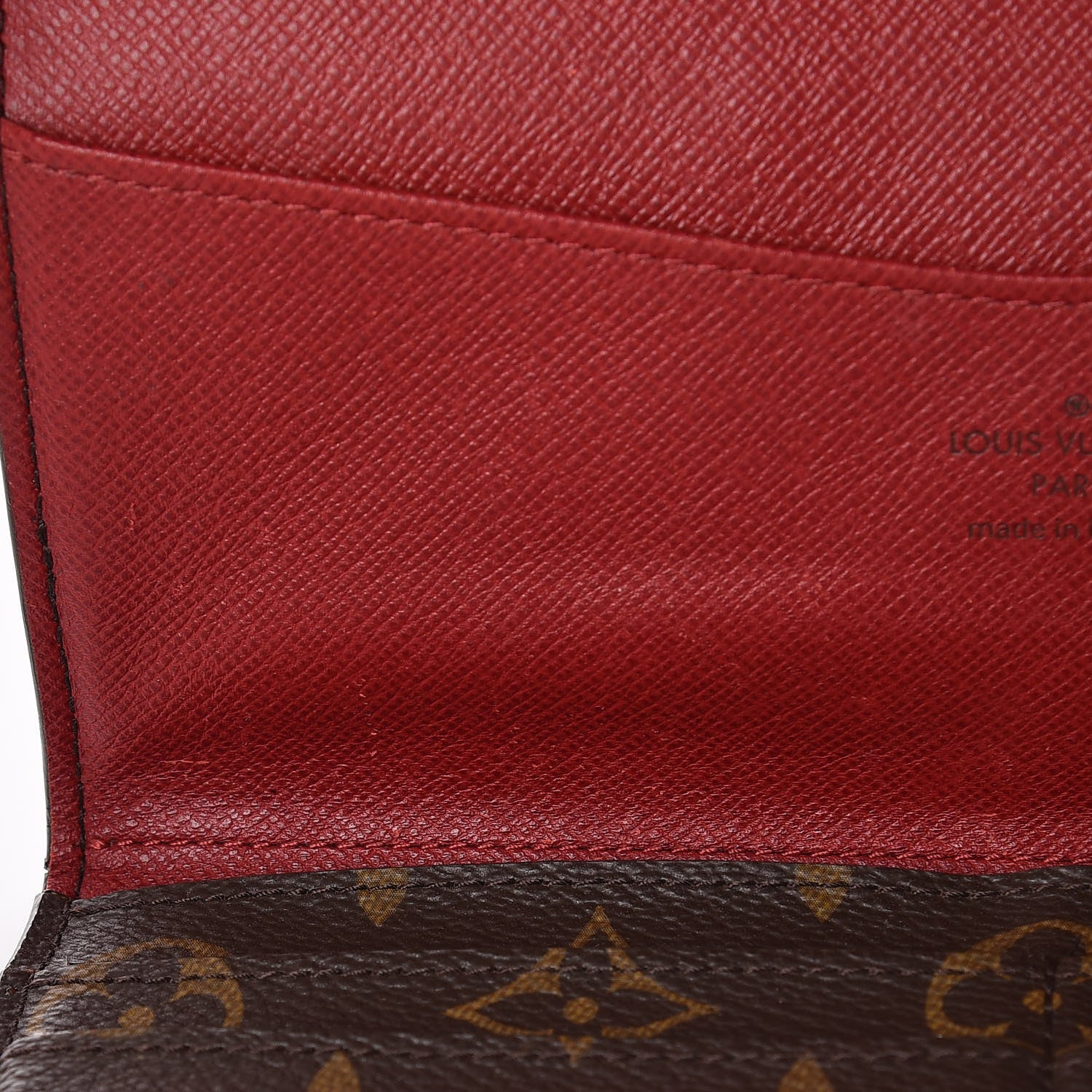 Louis Vuitton Monogram Josephine Wallet Red 10 of 20