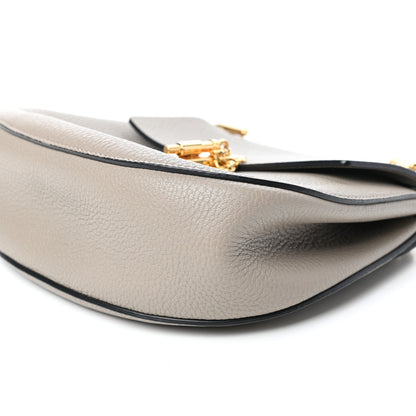 Chloe Grained Lambskin Drew Shoulder Bag Motty Grey 9 of 9