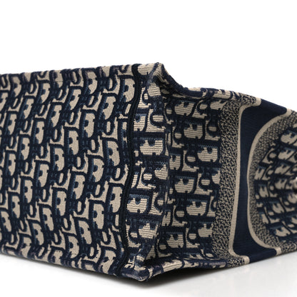 Christian Dior Oblique Medium Book Tote Blue Multicolor 10 of 10