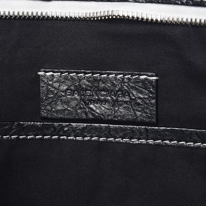 Balenciaga Veau Arena Multicolore Bazar Pouch Bleu Gris White Black 7 of 8