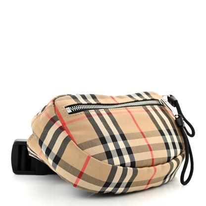 Burberry Nylon Vintage Check Small Cannon Bum Bag Archive Beige 4 of 10