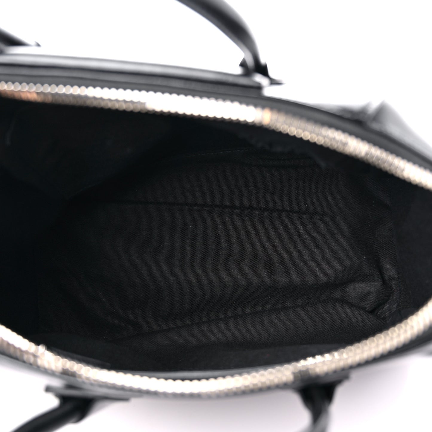 Shiny Lord Calfskin Medium Antigona Black