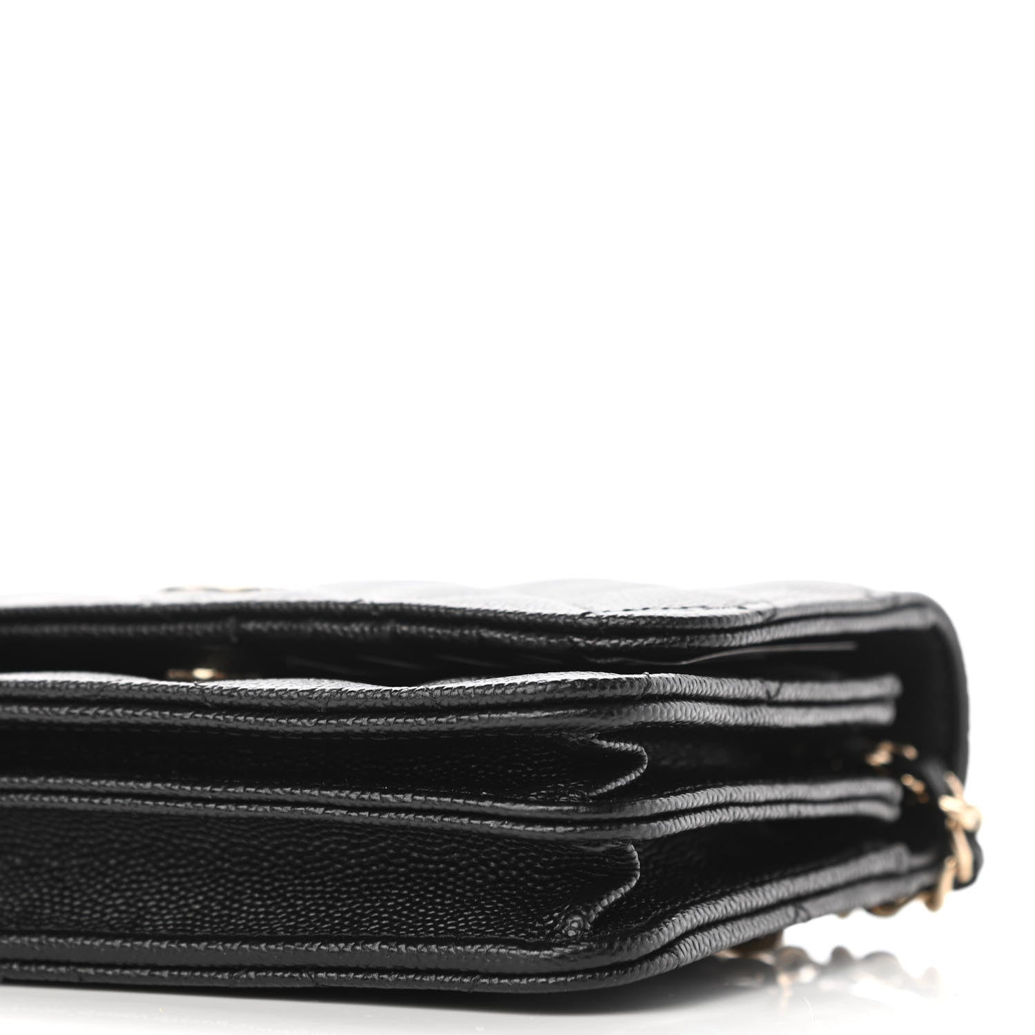 Chanel Caviar Quilted Mini Wallet On Chain WOC Black 10 of 11