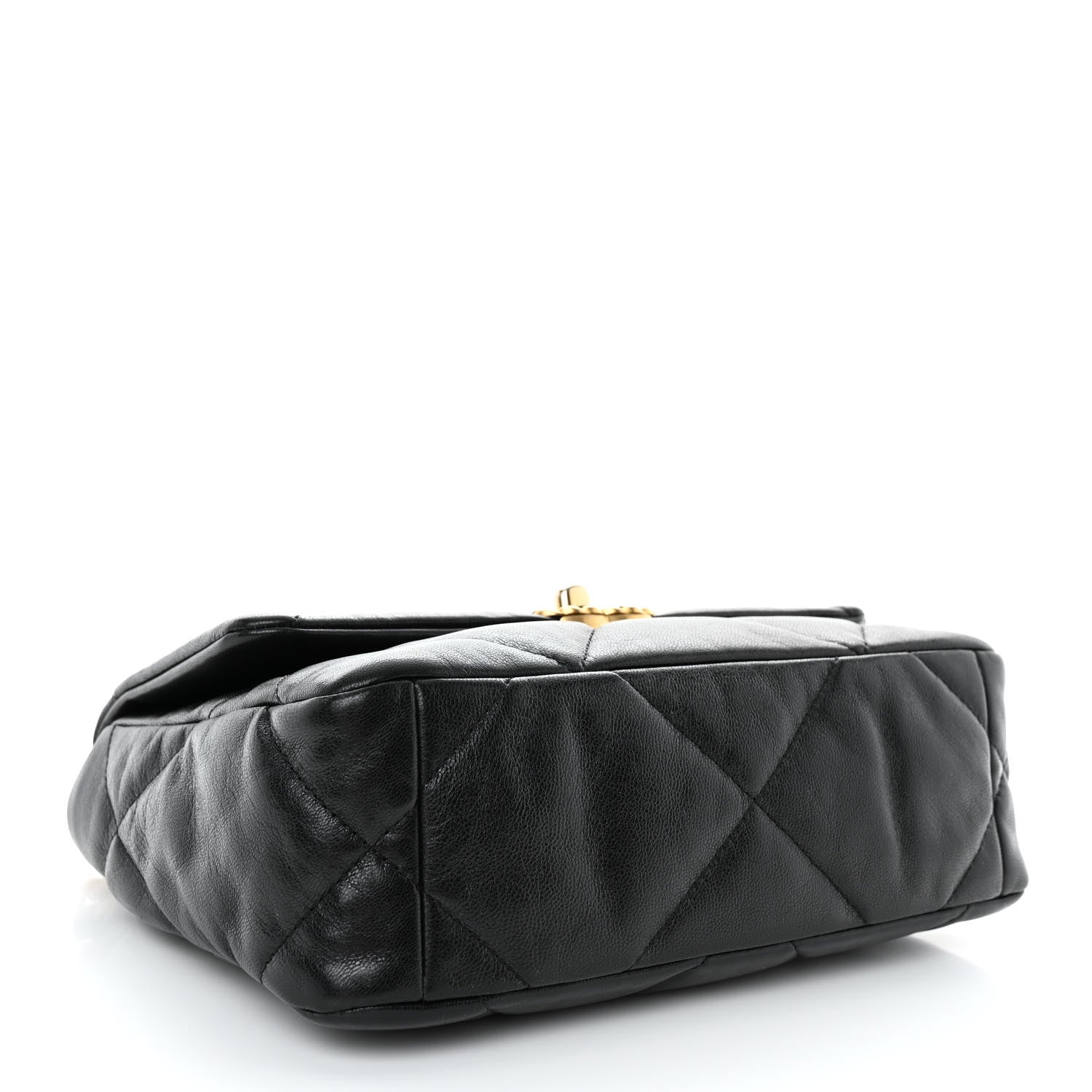Chanel Goatskin Quilted Medium Chanel 19 Flap Black 4 of 12