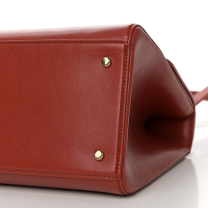 Bottega Veneta Calfskin Medium Desiree Shoulder Bag Red 11 of 17