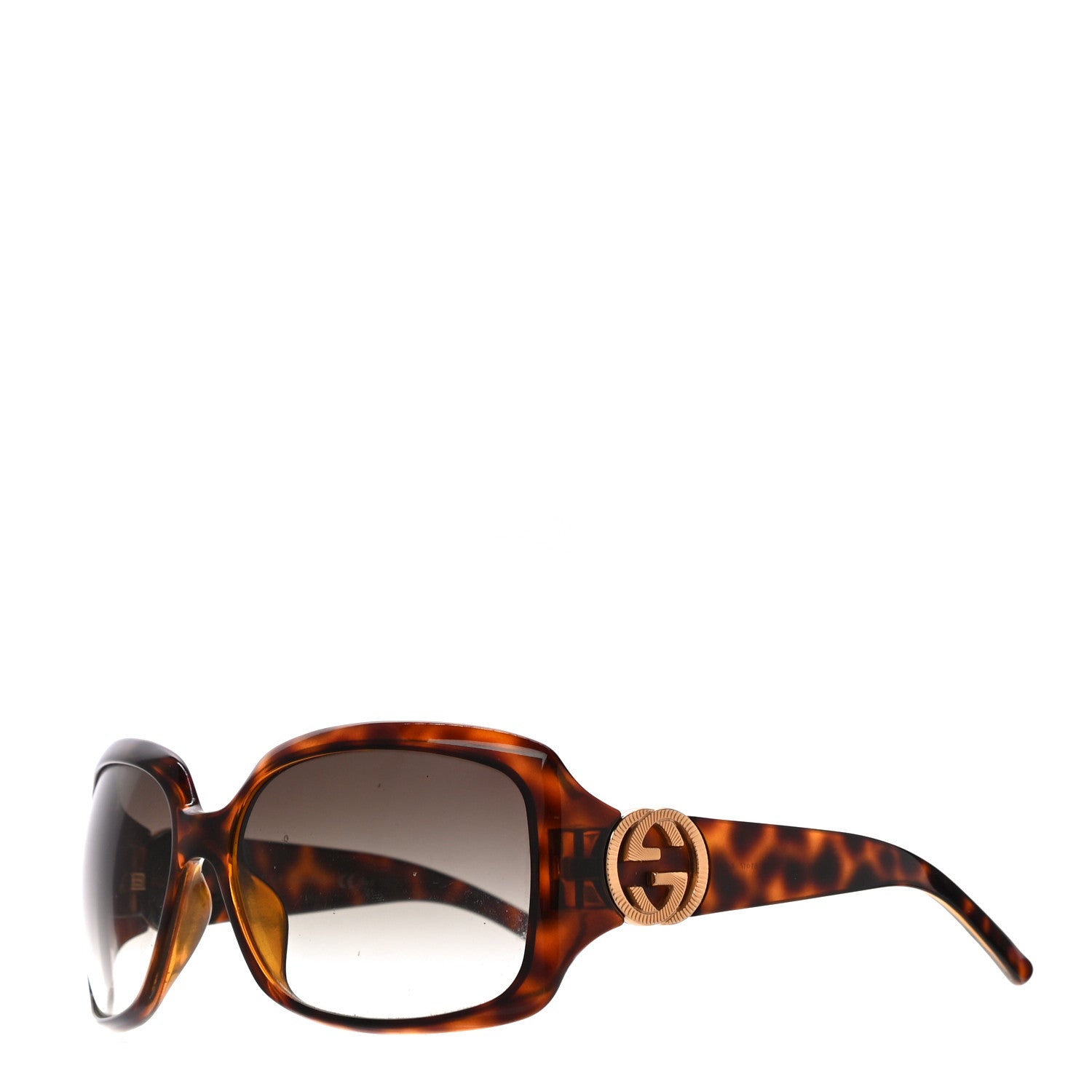 Gucci Acetate Square Frame GG 3164/S Sunglasses Havana 1 of 7