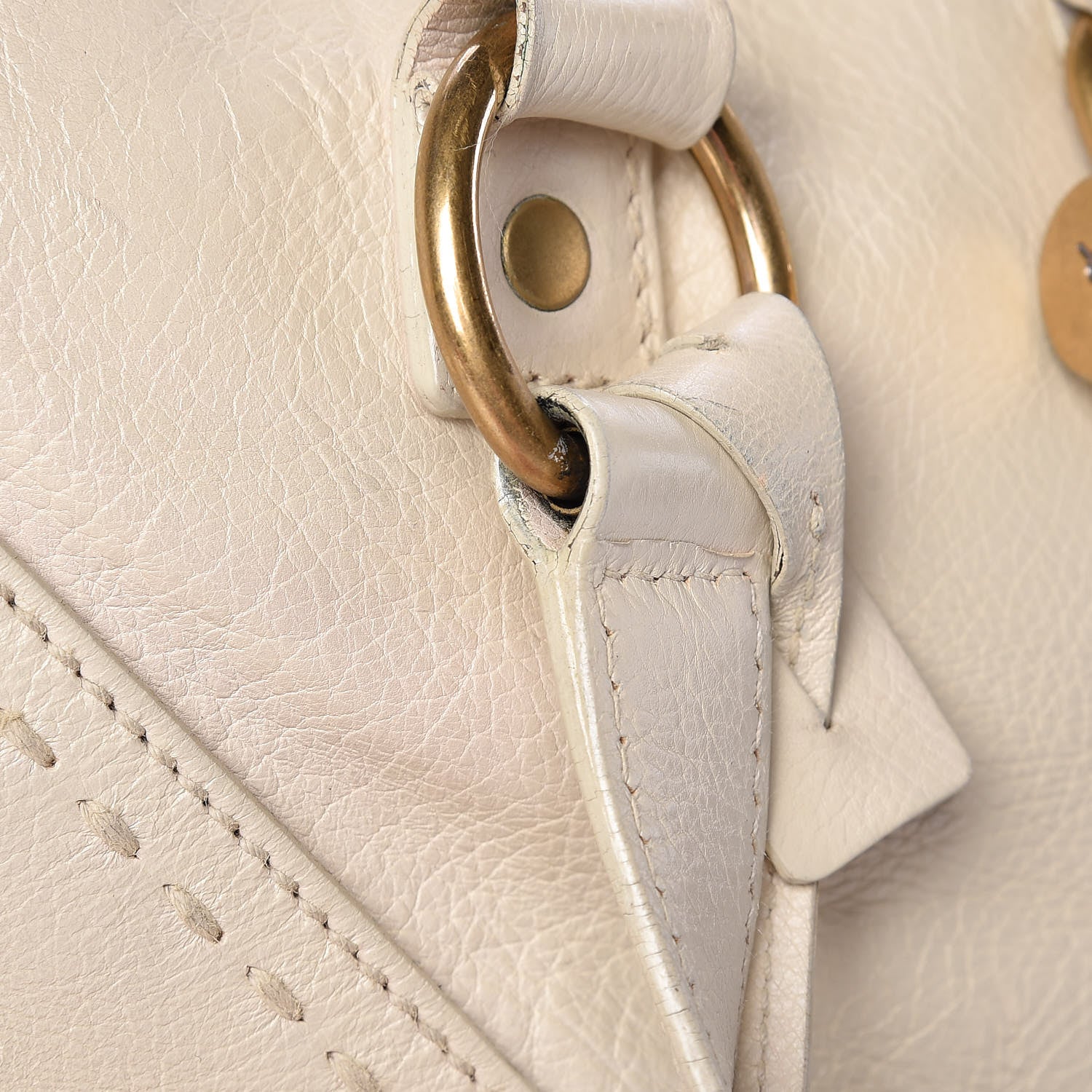 Saint Laurent Calfskin Oversized Muse Ivory 22 of 31