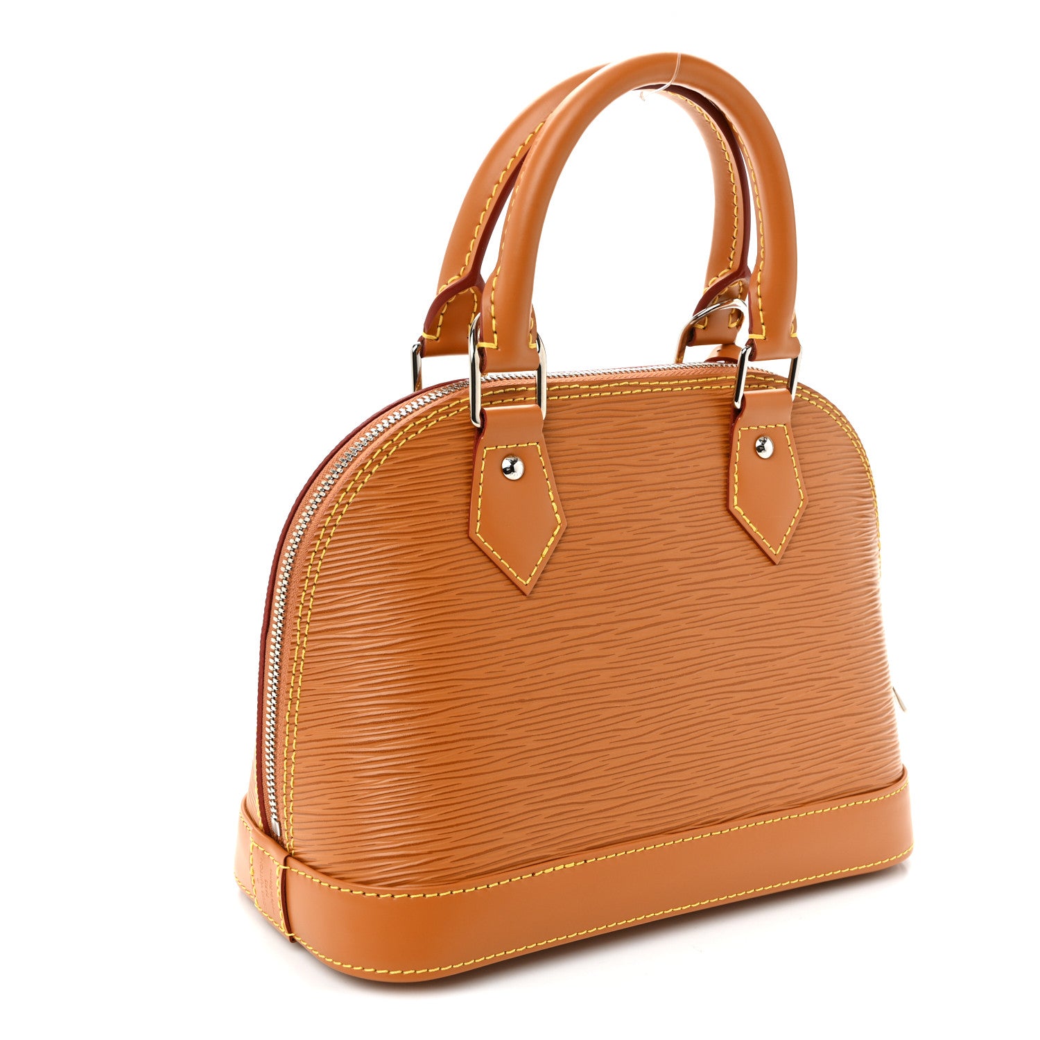 Louis Vuitton Epi Jacquard Alma BB Honey Gold 3 of 9