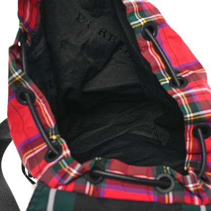 Burberry Nylon Tartan Large Rucksack Backpack 5 of 17