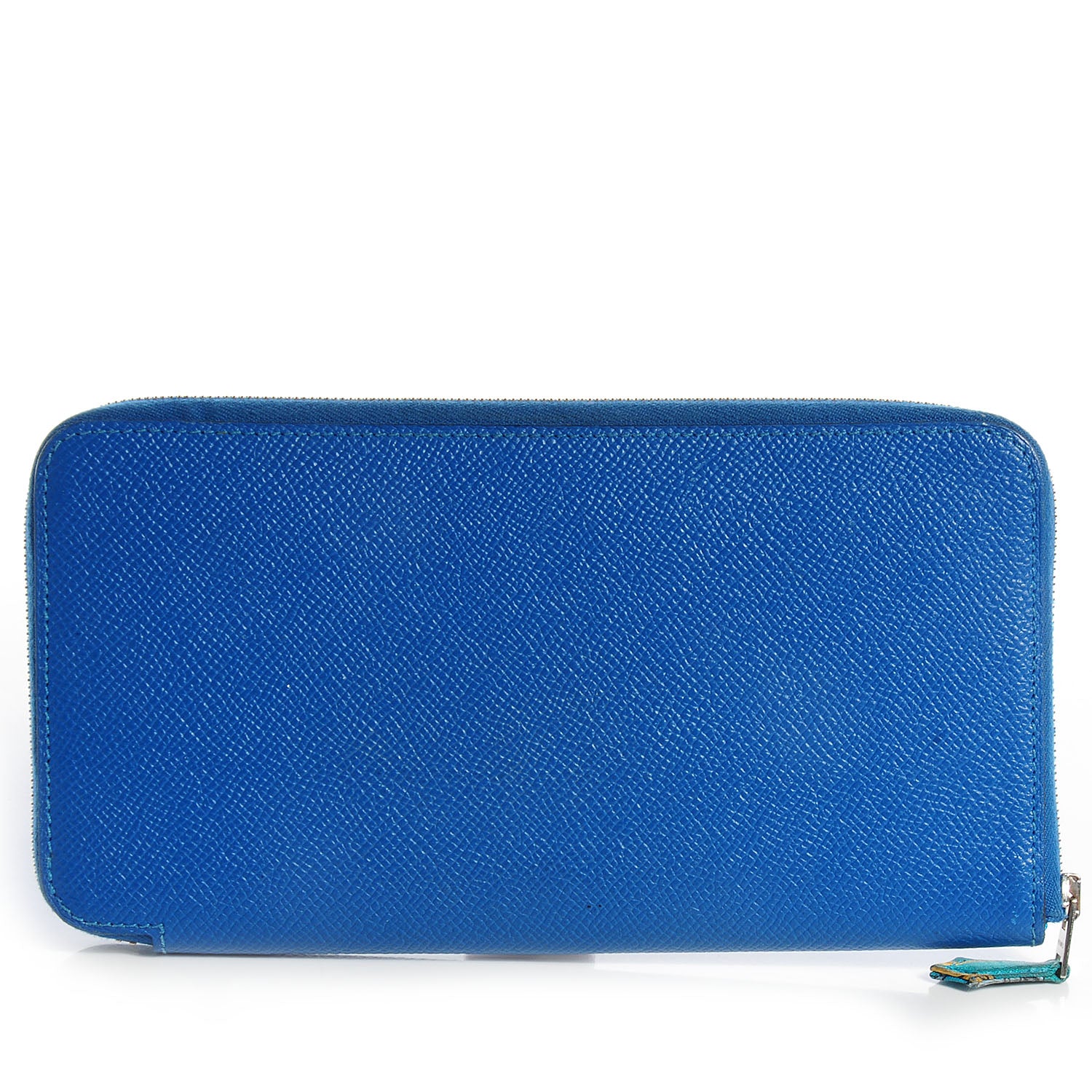 Hermes Epsom Silk'In Wallet Mykonos 1 of 9