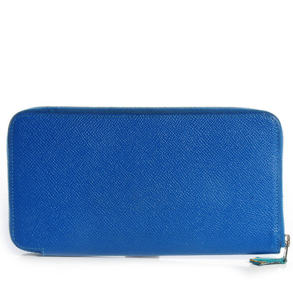 Hermes Epsom Silk'In Wallet Mykonos 1 of 9