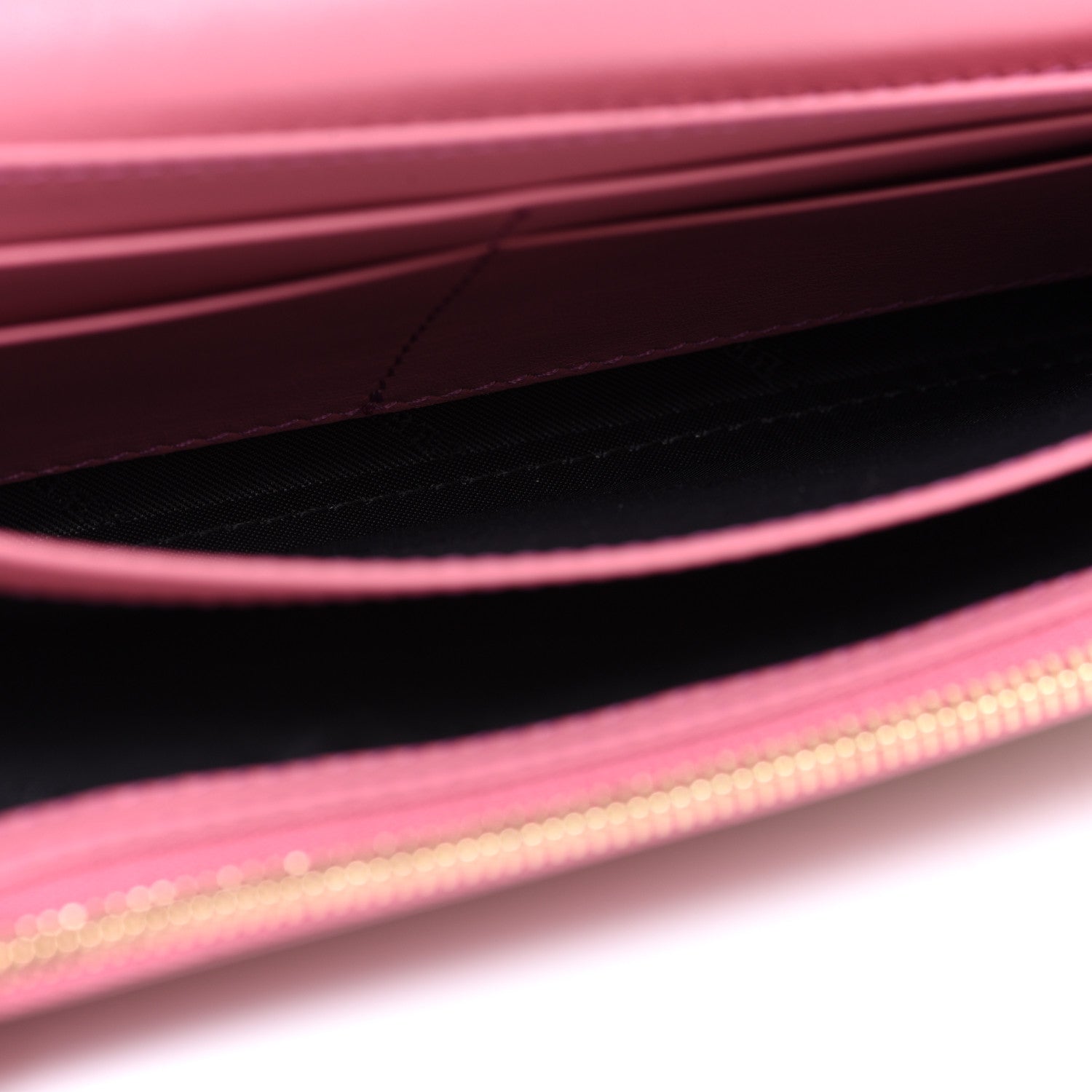 Burberry Calfskin Horseferry Check Porter Continental Wallet Mauve Pink 5 of 8