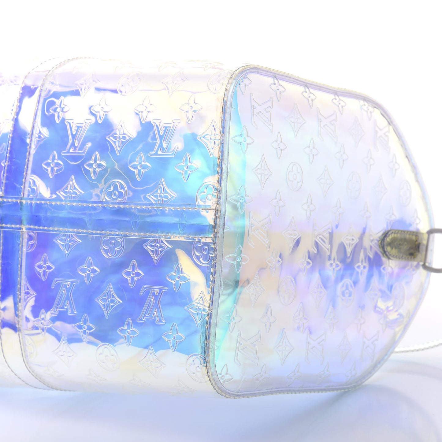 PVC Monogram Keepall Bandouliere 50 Iridescent Prism