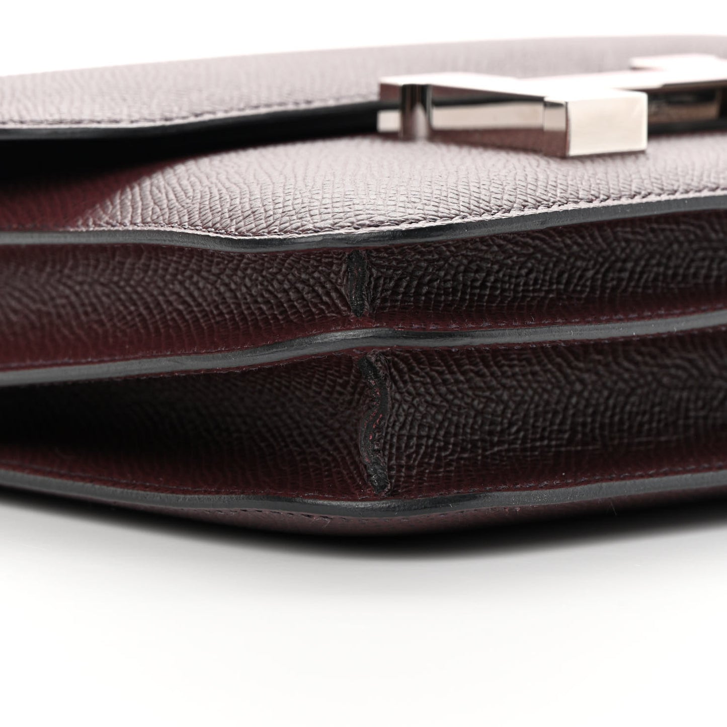 Epsom Enamel Constance 18 Rouge Sellier Framboise