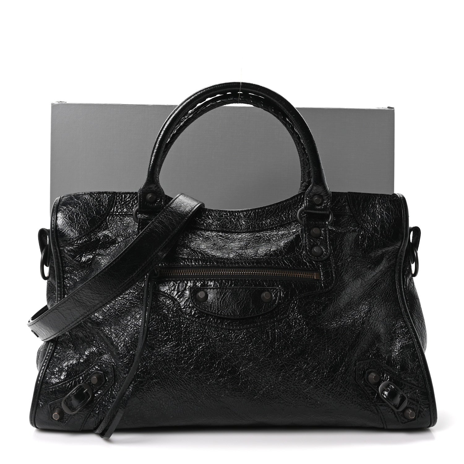 Balenciaga Agneau Arena Classic Hardware Medium Le City Black 11 of 11