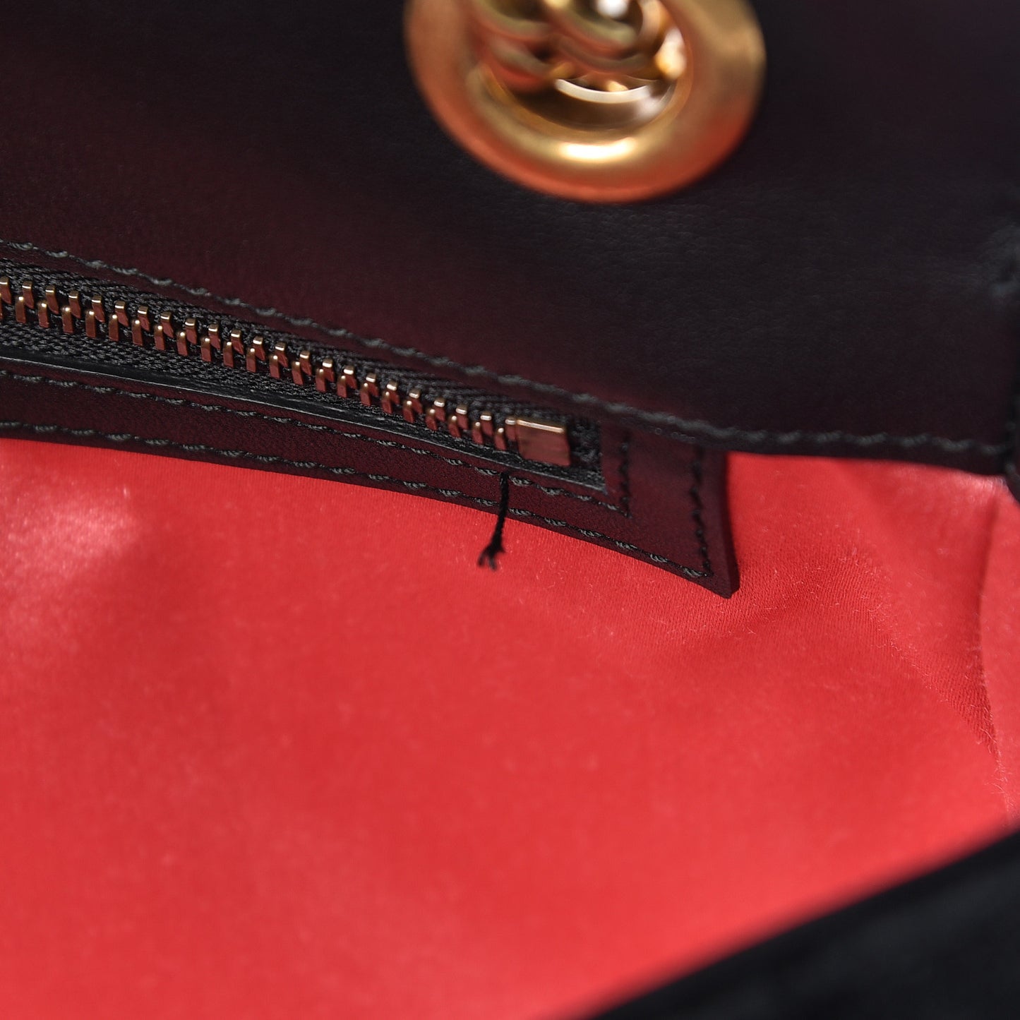 Velvet Matelasse Small GG Marmont Shoulder Bag Black