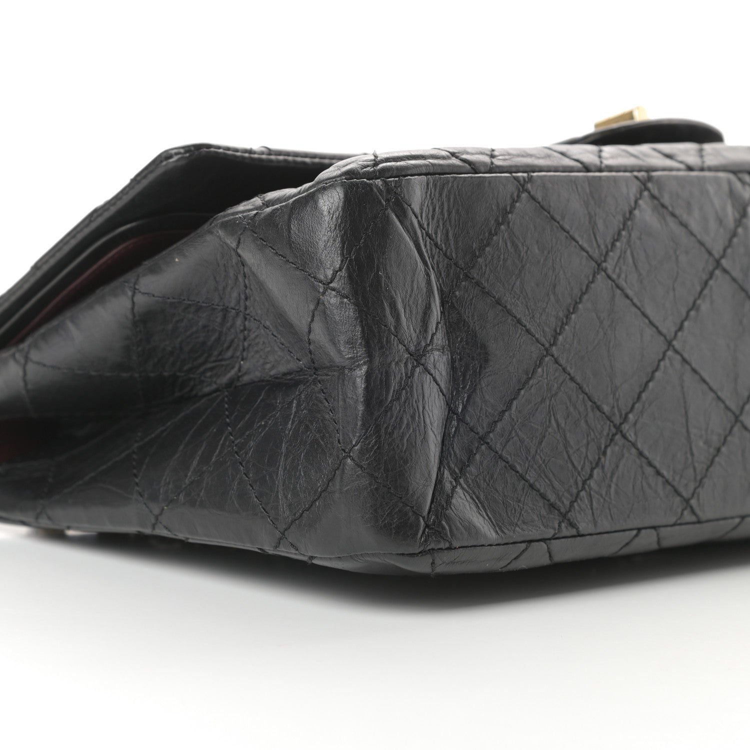 Chanel Aged Calfskin Quilted 2.55 Reissue 227 Flap Black 9 of 18