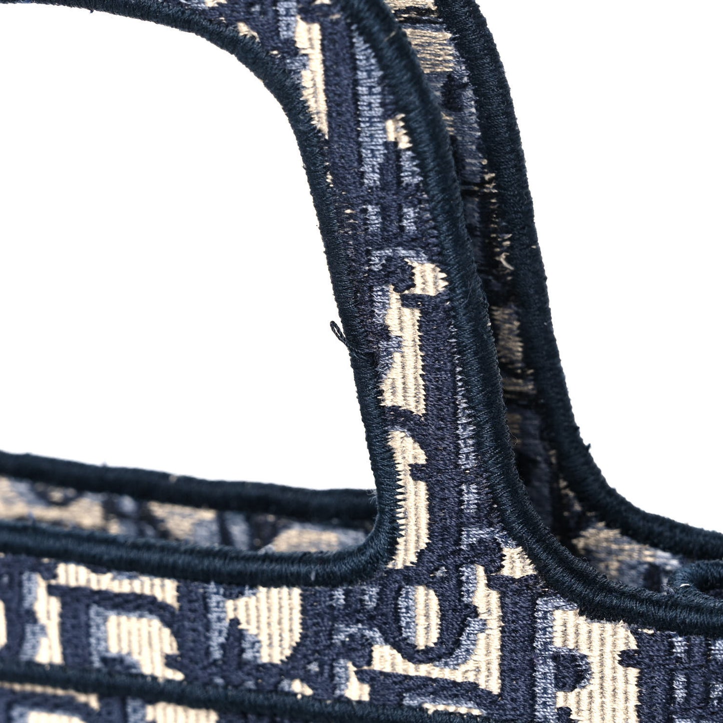 Oblique Mini Book Tote Blue Multicolor