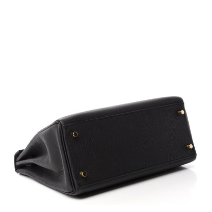 Hermes Togo Kelly Retourne 28 Black 4 of 10