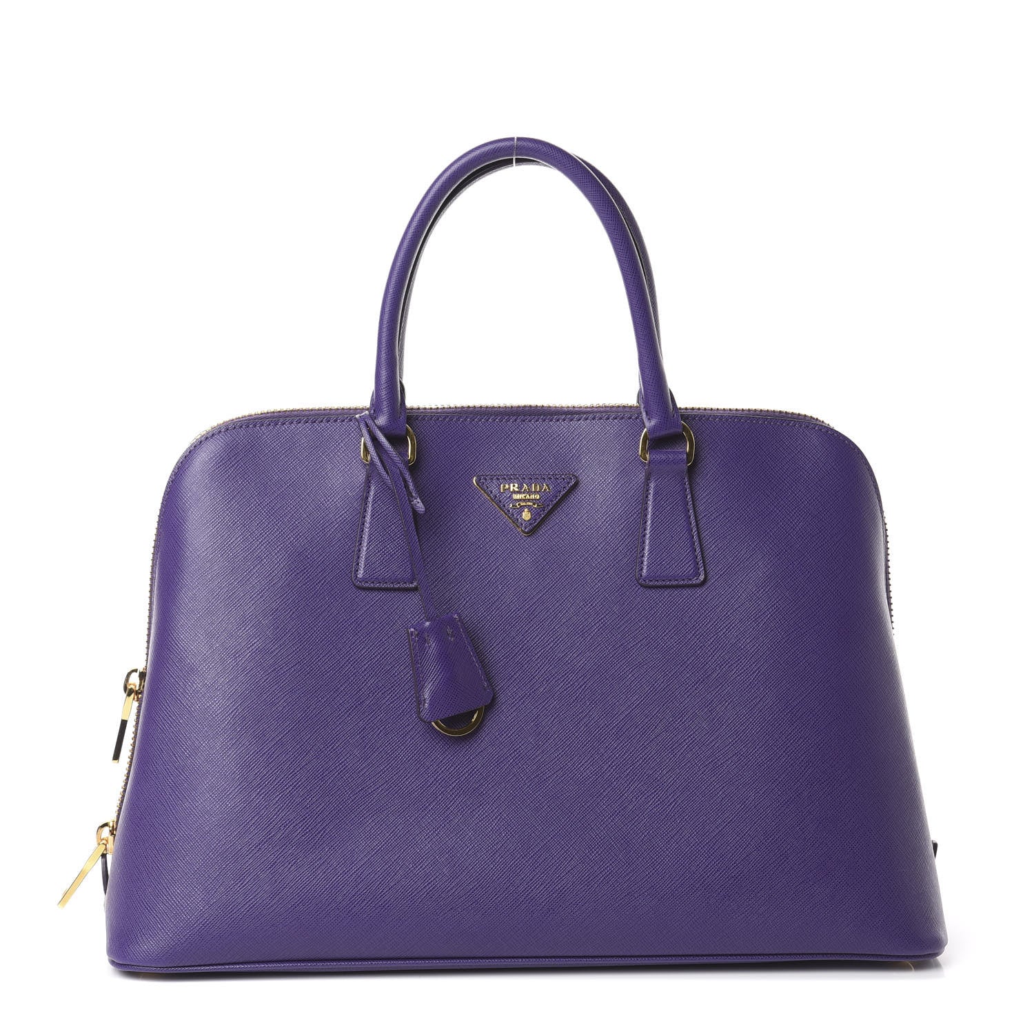 Prada Saffiano Lux Large Promenade Tote Viola 1 of 8